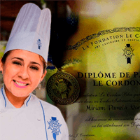 “Estudié para chef de pastelería en Le Cordon Bleu en el año 2018 y tengo dos restaurantes peruanos en Madrid. Hice el curso porque era algo refrescante para los otros cursos que he hecho. Me pareció que los vídeos eran bastante explicativos, la metodología es clara y los chefs tienen cercanía con los estudiantes.”